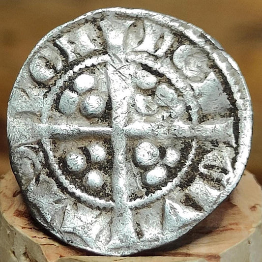 King Edward I Medieval hammered silver penny coin, 700 years old - VPUKcoins