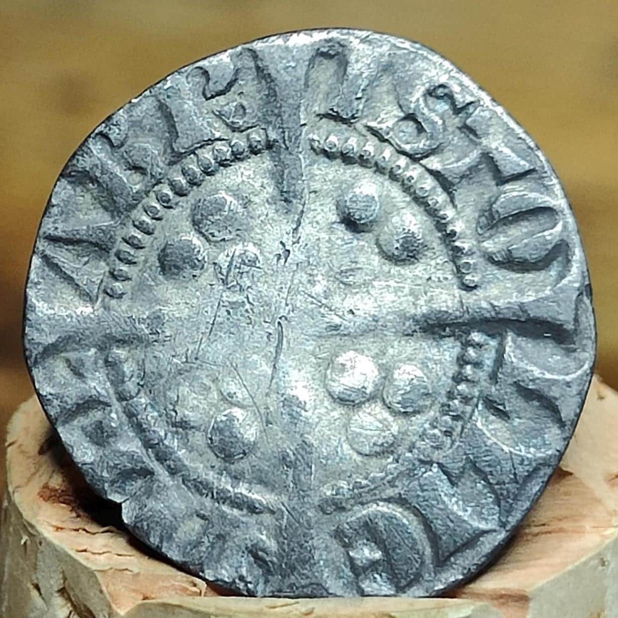 King Edward I Medieval hammered silver penny coin, Bristol mint, 700 years old - VPUKcoins