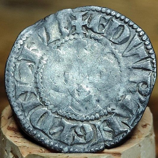 King Edward I Medieval hammered silver penny coin, Lincoln mint, 700 years old - VPUKcoins
