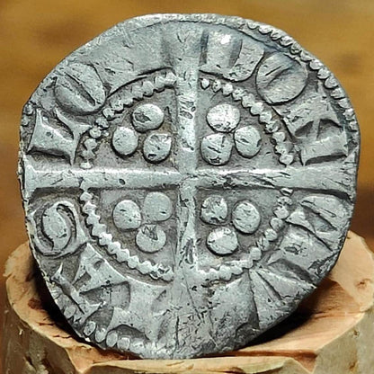 King Edward I Medieval hammered silver penny coin, London mint, 700 years old - VPUKcoins