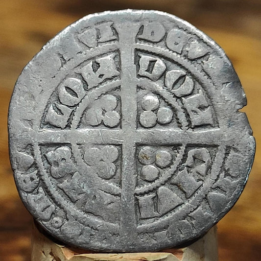 King Edward III Medieval hammered silver groat coin, 700 years old - VPUKcoins