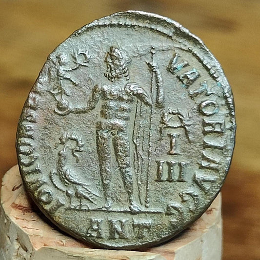 Licinius I Roman coin with Jupiter reverse, 308 - 324AD, ancient Follis. - VPUKcoins