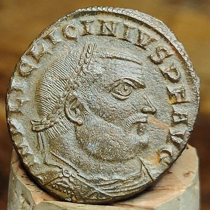 Licinius I Roman coin with Jupiter reverse, 308 - 324AD, ancient Follis. - VPUKcoins