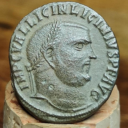 Licinius I Roman coin with Jupiter reverse, 308 - 324AD, ancient Follis. - VPUKcoins