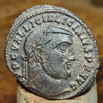 Licinius Roman coin with Jupiter reverse, high grade ancient Follis - VPUKcoins