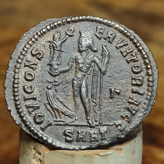Licinius Roman coin with Jupiter reverse, high grade ancient Follis - VPUKcoins
