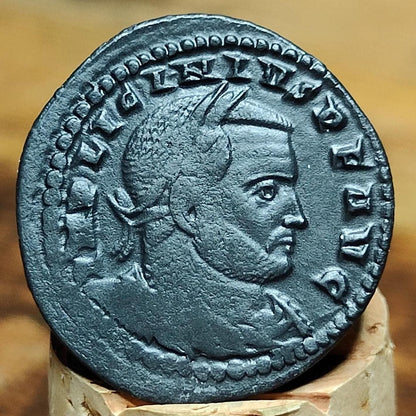Licinius with Sol reverse Roman coin, high grade ancient Follis - VPUKcoins