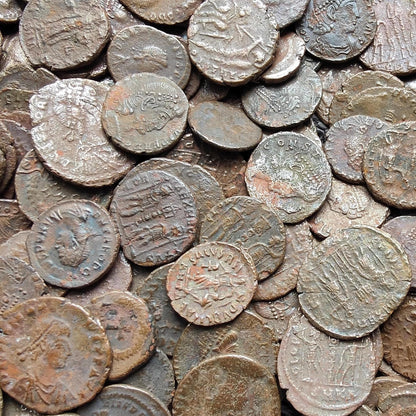 Lots of Roman coins available in Bulk, ancient Nummus from the Constantine era - VPUKcoins