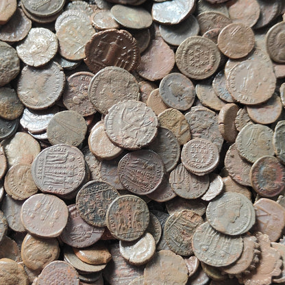 Lots of Roman coins available in Bulk, ancient Nummus from the Constantine era - VPUKcoins