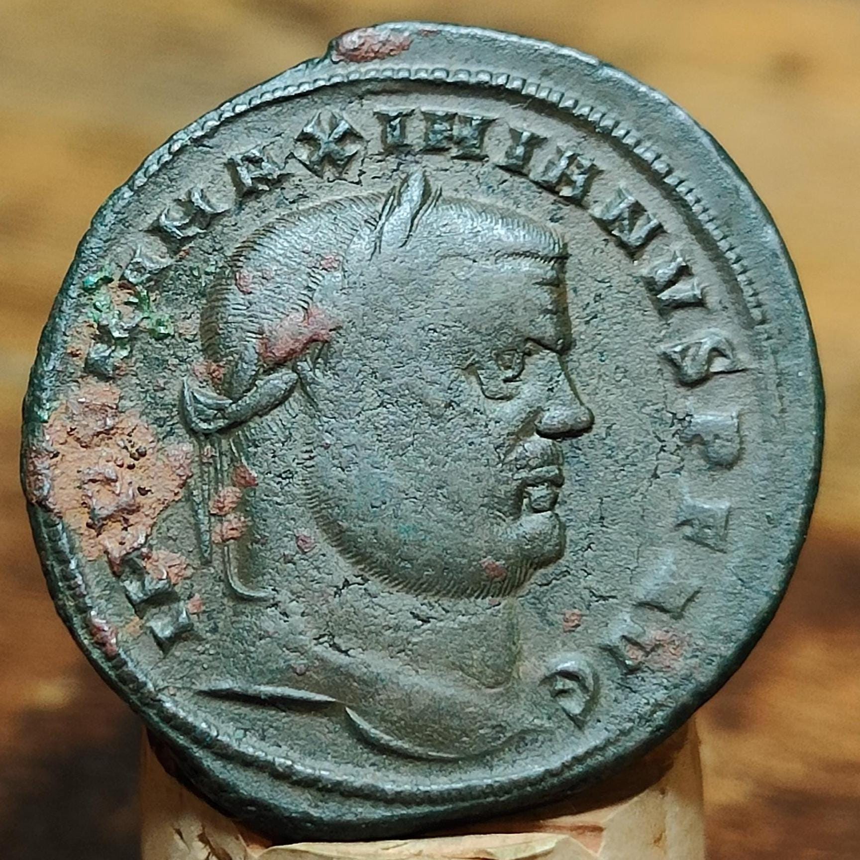 Maximian Roman Coin with Genius reverse, AE1 Ancient Follis - VPUKcoins