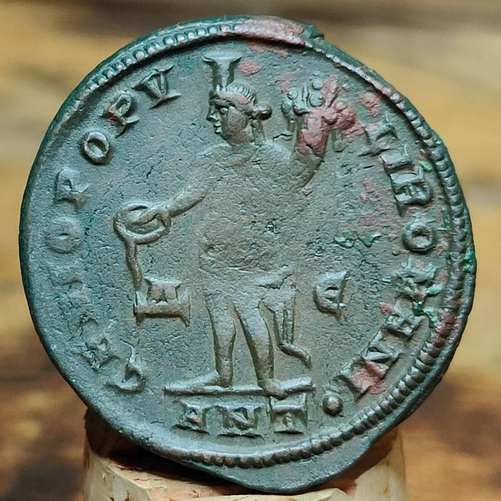 Maximian Roman Coin with Genius reverse, AE1 Ancient Follis - VPUKcoins