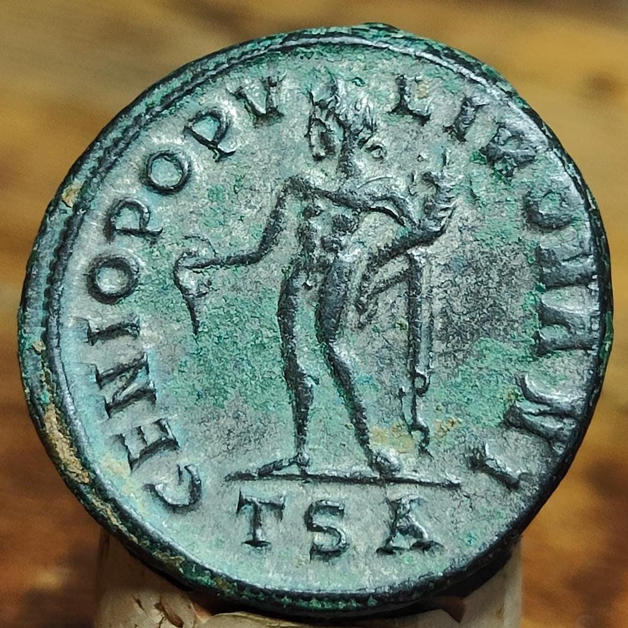 Maximian Roman Coin with Genius reverse, AE1 Ancient Follis - VPUKcoins