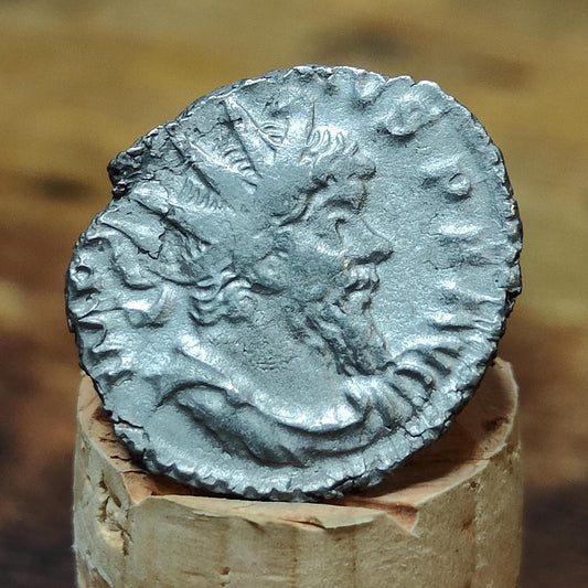 Postumus Silver Antoninianus, high grade ancient roman double denarius coin - VPUKcoins