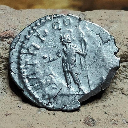 Postumus Silver Antoninianus, very fine ancient roman double denarius coin - VPUKcoins