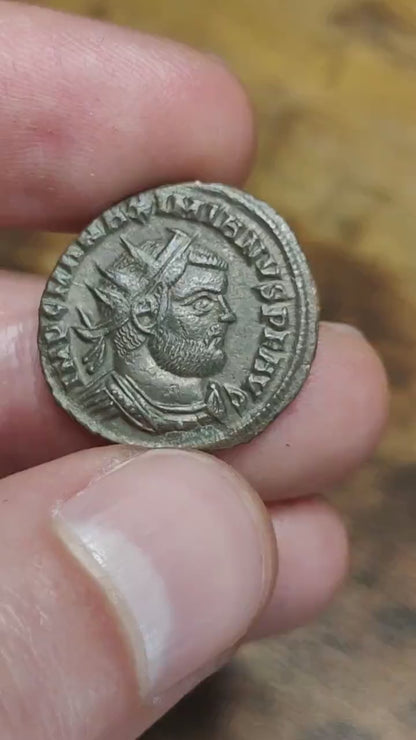 Maximianus with Jupiter reverse Roman coin, Antoninianus