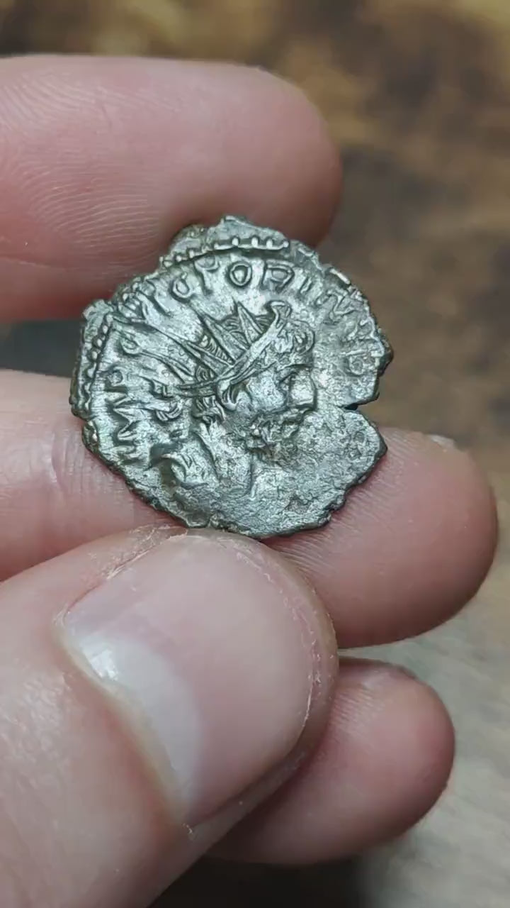 Victorinus Roman coins AE3, 3rd century ancient Antoninianus