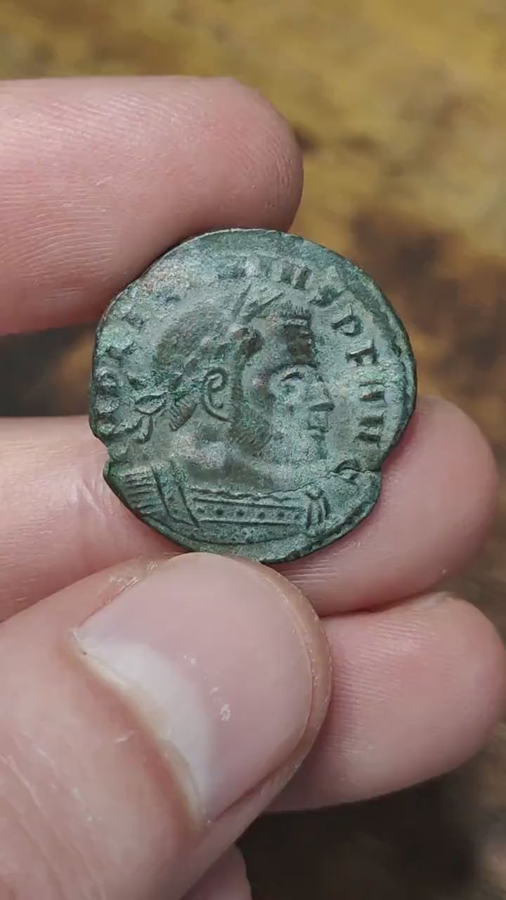 Licinius Roman coin with Sol reverse, high grade ancient Follis