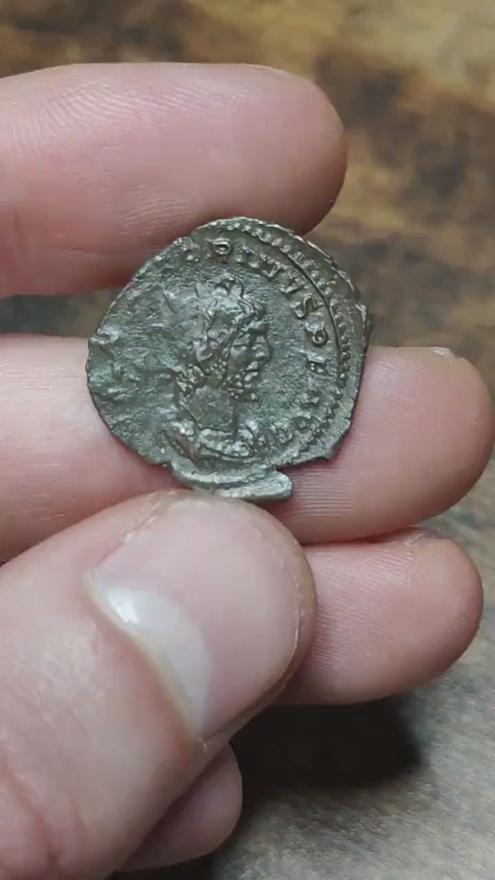 Victorinus Roman coins AE3, 3rd century ancient Antoninianus