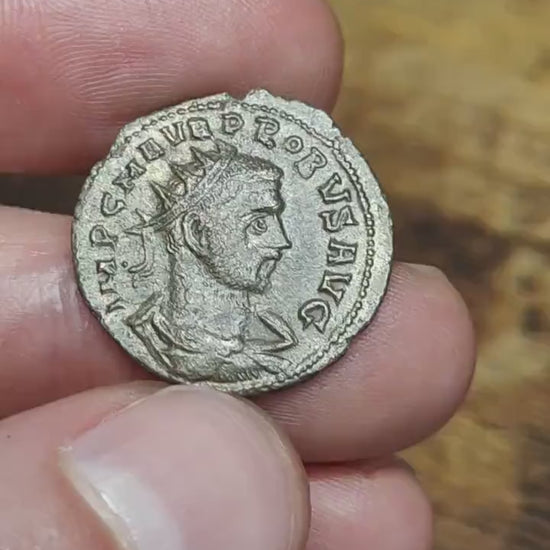 Probus Antoninianus, Jupiter reverse, ancient Roman double denarius coin