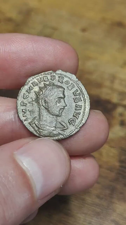 Probus Antoninianus, Jupiter reverse, ancient Roman double denarius coin