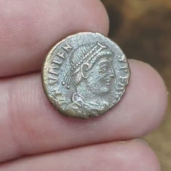Valens Roman coin with Victory reverse, high grade ancient Nummus