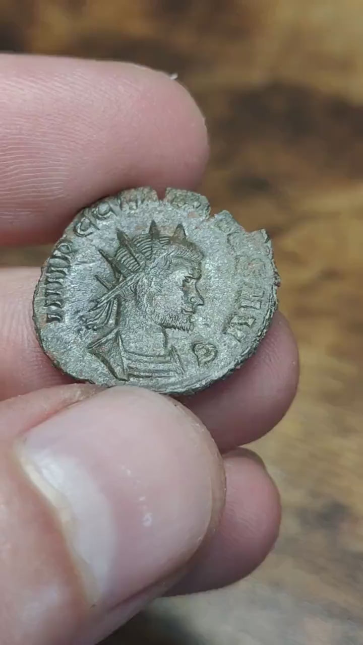 Claudius II Roman coin AE3, Very Fine 3rd century ancient Antoninianus