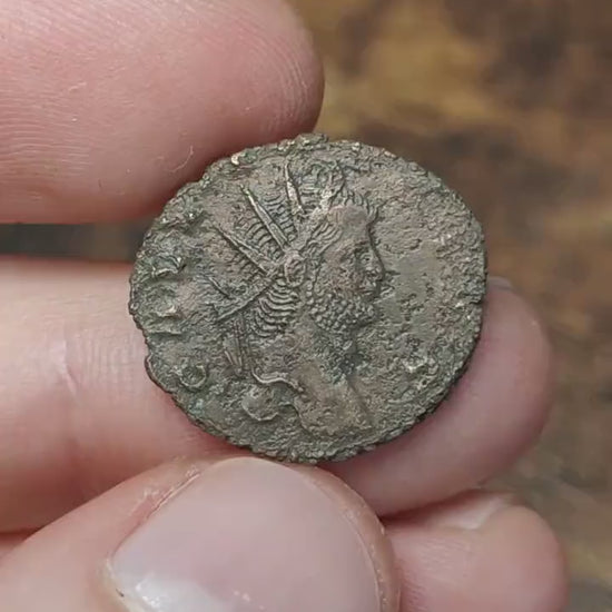 Gallienus Zoo series Roman coin AE3, 3rd century ancient Antoninianus