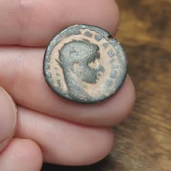 Authentic Roman Coin, Elagabalus Ancient Semis Provincial Issue