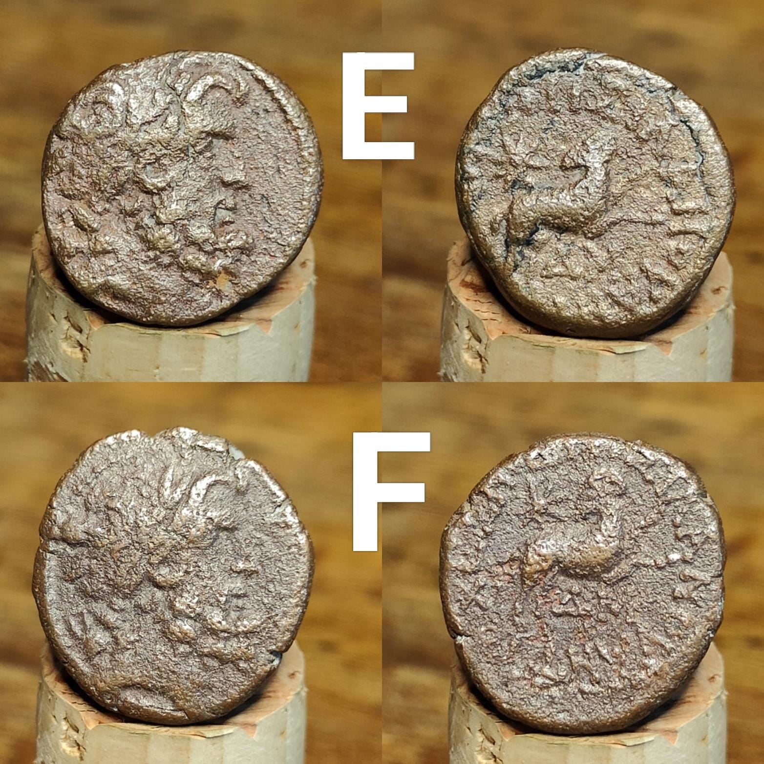 Quality Ancient Greek coins, Authentic Bronze Nummus - VPUKcoins