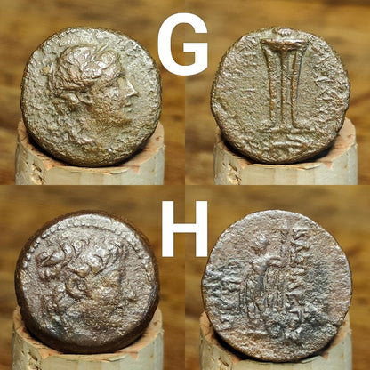 Quality Ancient Greek coins, Authentic Bronze Nummus - VPUKcoins