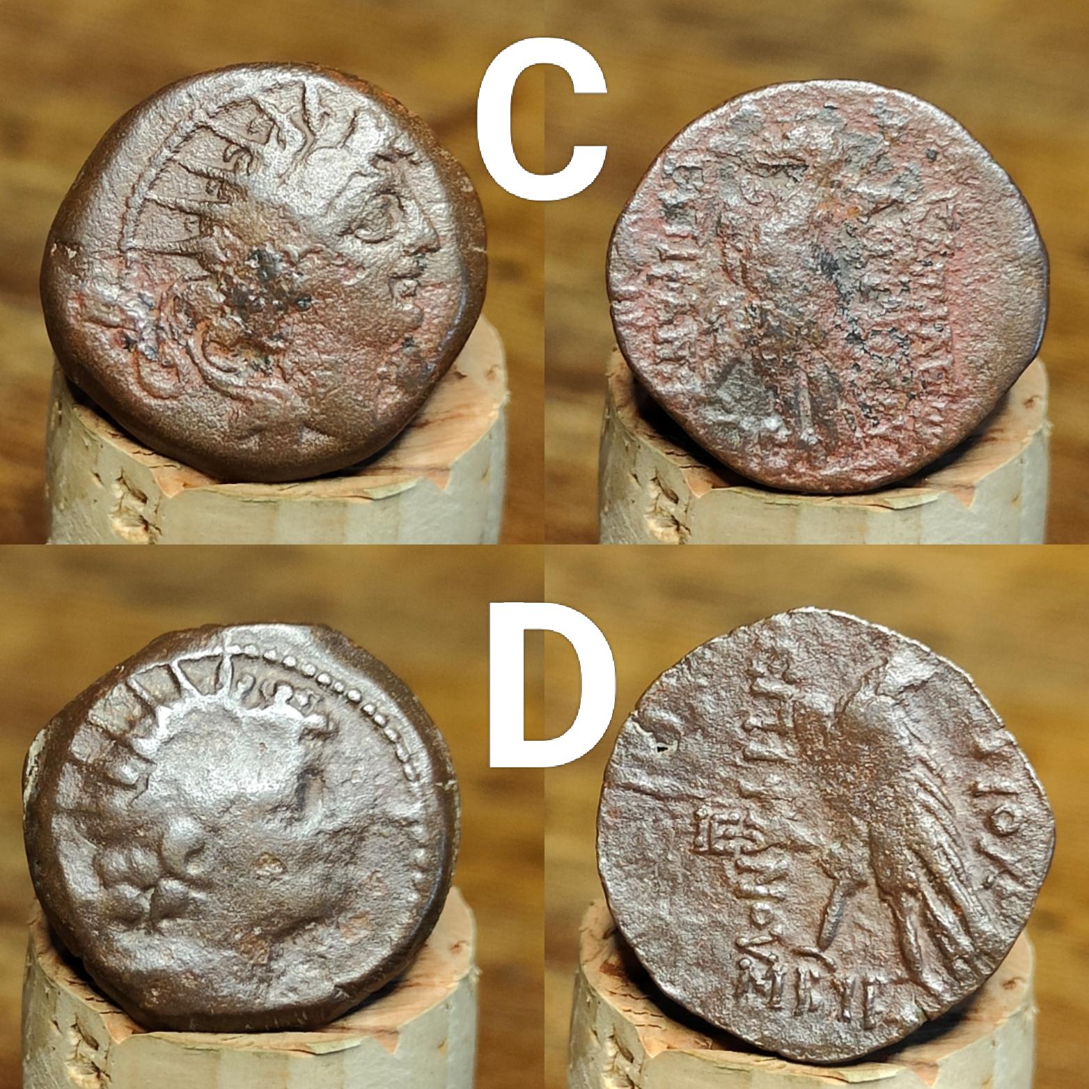 Quality Ancient Greek coins, Authentic Bronze Nummus - VPUKcoins