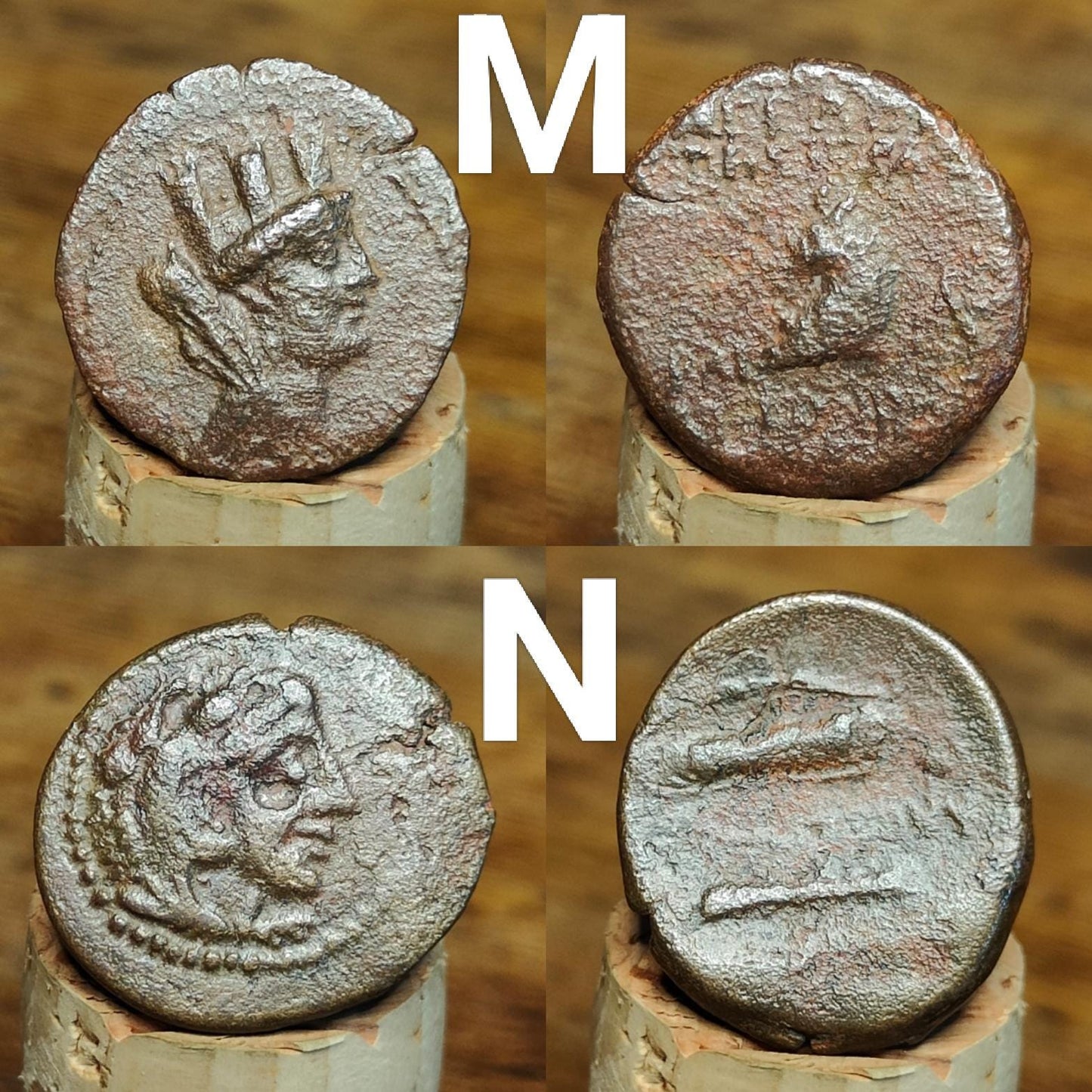 Quality Ancient Greek coins, Authentic Bronze Nummus - VPUKcoins