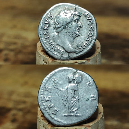 2x Hadrian Silver Denarius with Spes/ Concordia reverses