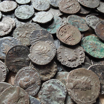 Roman coins, 3th century ancient Antoninianus and Nummus - VPUKcoins