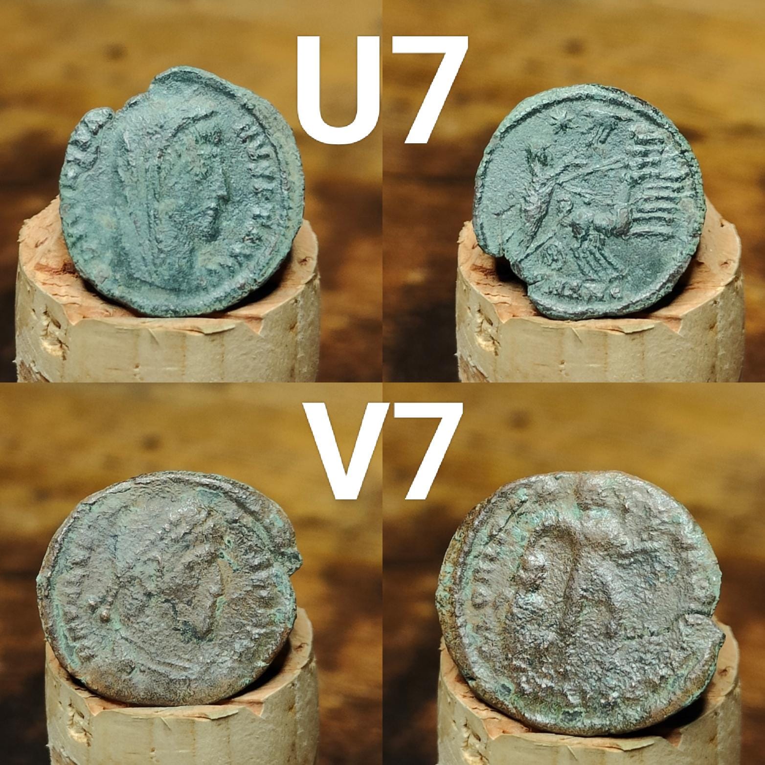 Roman coins, 4th century ancient nummus - VPUKcoins