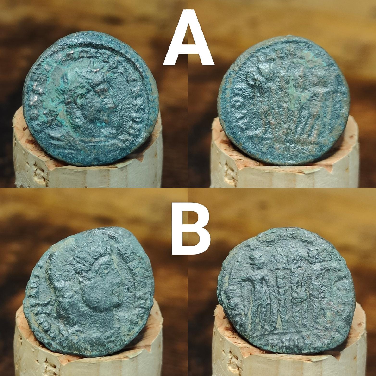 Roman coins, 4th century ancient nummus - VPUKcoins