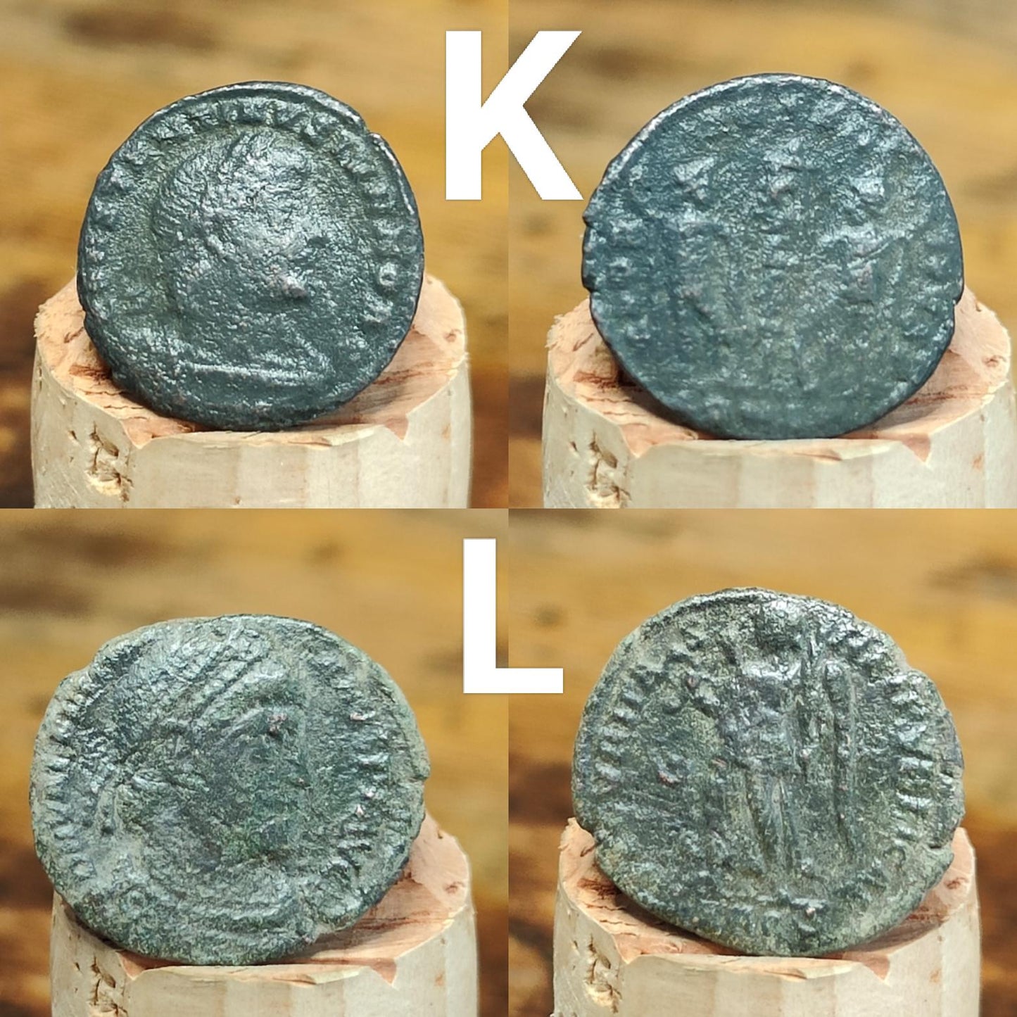 Roman coins, 4th century ancient nummus - VPUKcoins