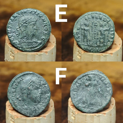 Roman coins, 4th century ancient nummus - VPUKcoins