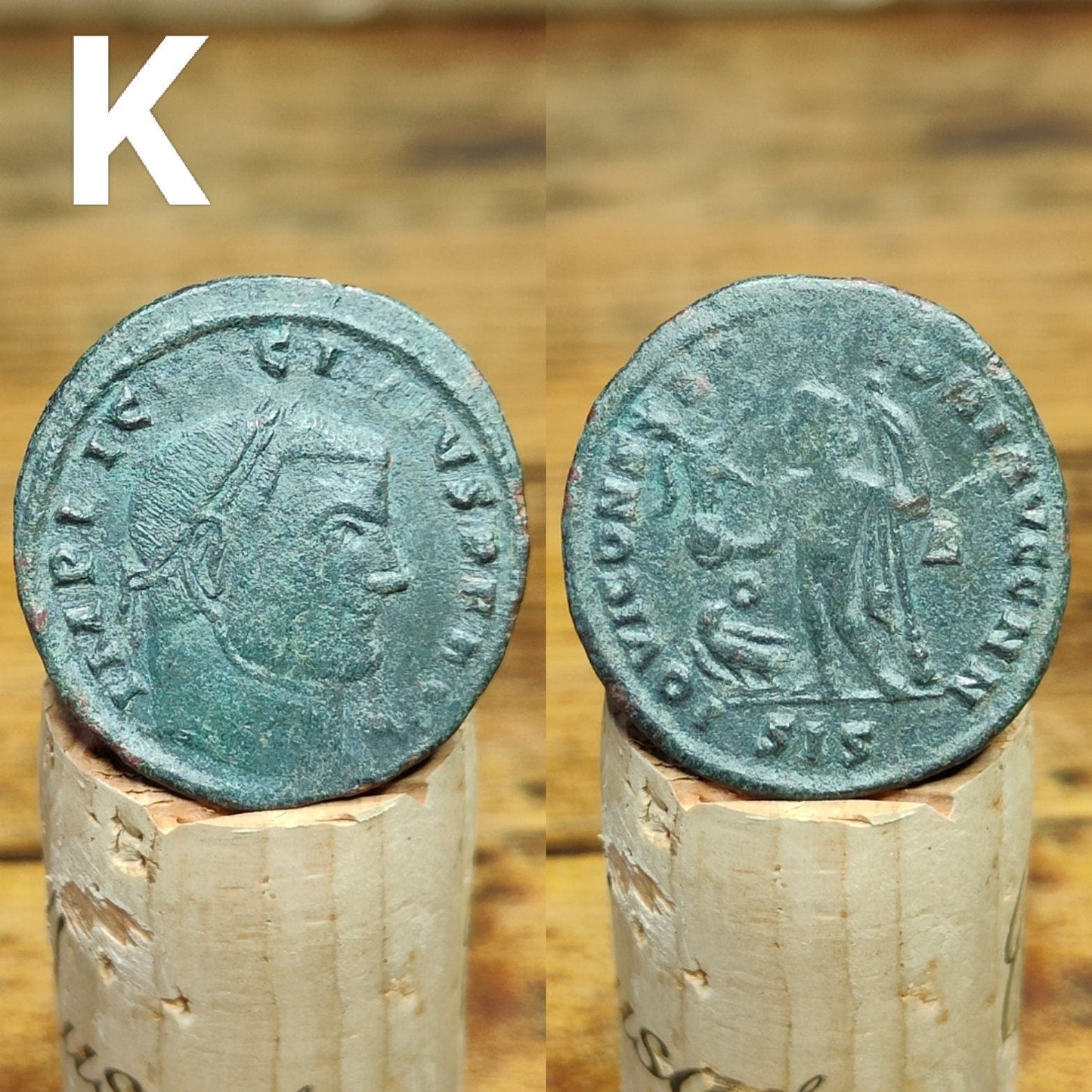 Roman coins of emperor Licinius, high grade ancient Follis with Sol/Genius/Jupiter reverse AE2 - VPUKcoins