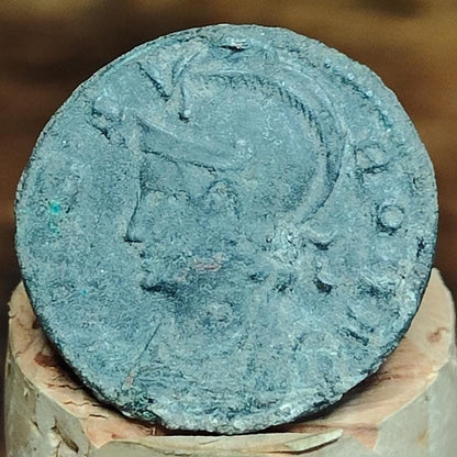 Roman commemorative coin with She Wolf reverse, ancient Nummus - VPUKcoins