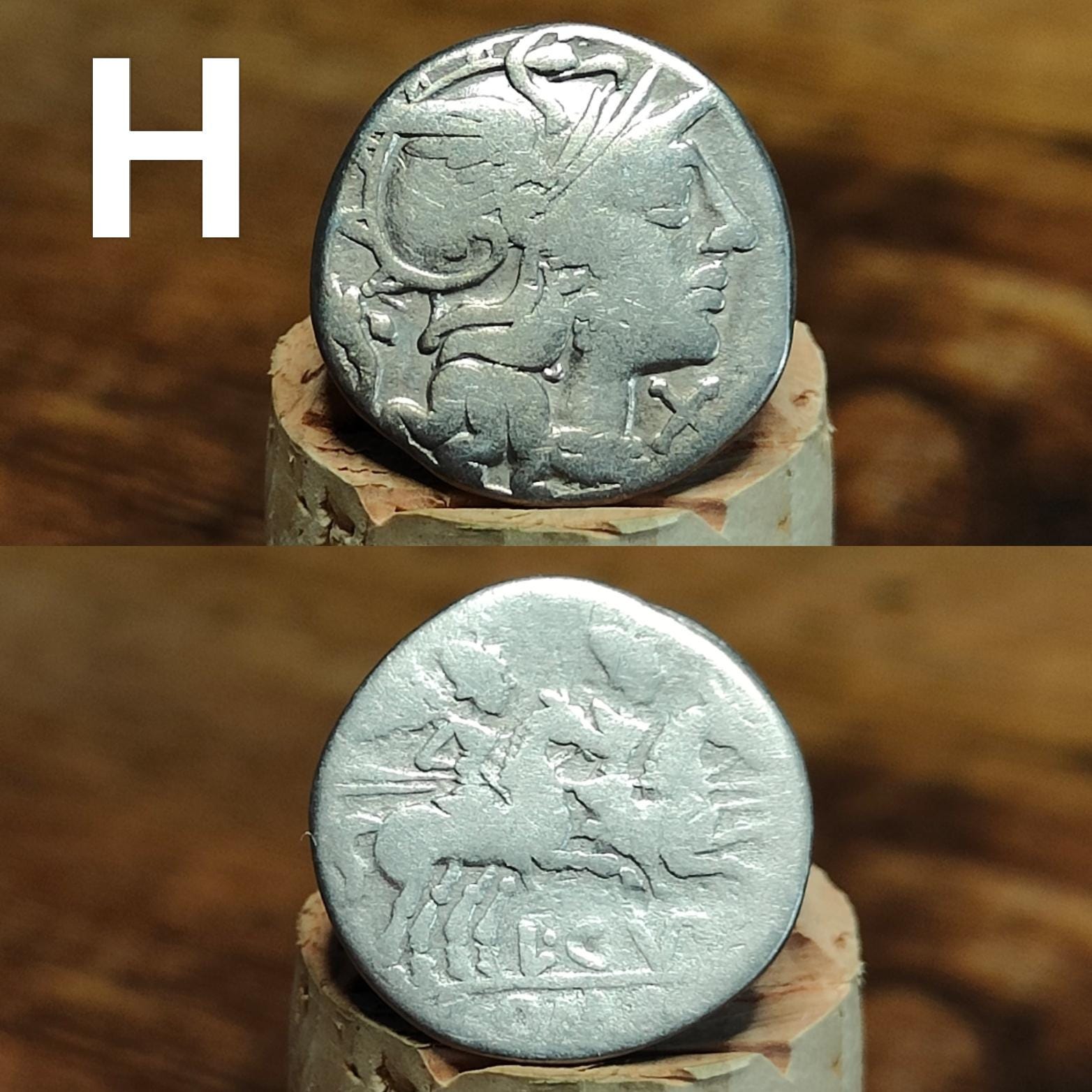 Roman Republic Silver Denarii featuring Roma and Gods/ Goddesses, 2100 years old! - VPUKcoins