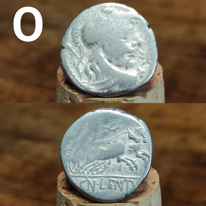 Roman Republic Silver Denarii featuring Roma and Gods/ Goddesses, 2100 years old! - VPUKcoins