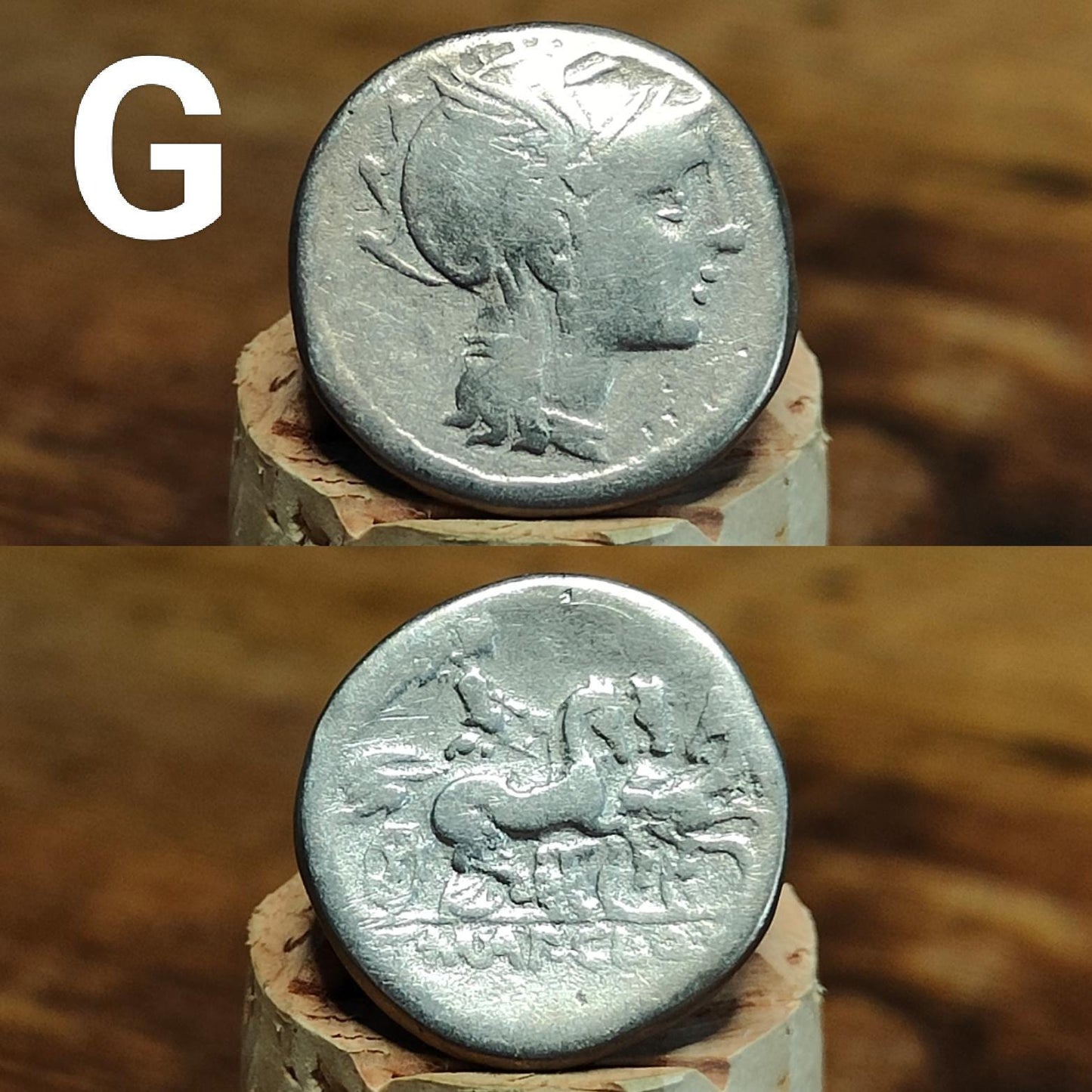 Roman Republic Silver Denarii featuring Roma and Gods/ Goddesses, 2100 years old! - VPUKcoins