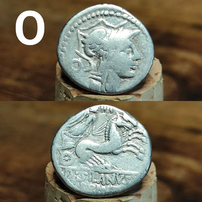 Roman Republic Silver Denarii featuring Roma and Gods/ Goddesses, 2100 years old! - VPUKcoins