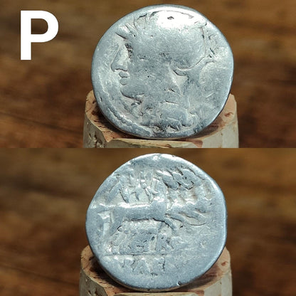 Roman Republic Silver Denarii featuring Roma and Gods/ Goddesses, 2100 years old! - VPUKcoins