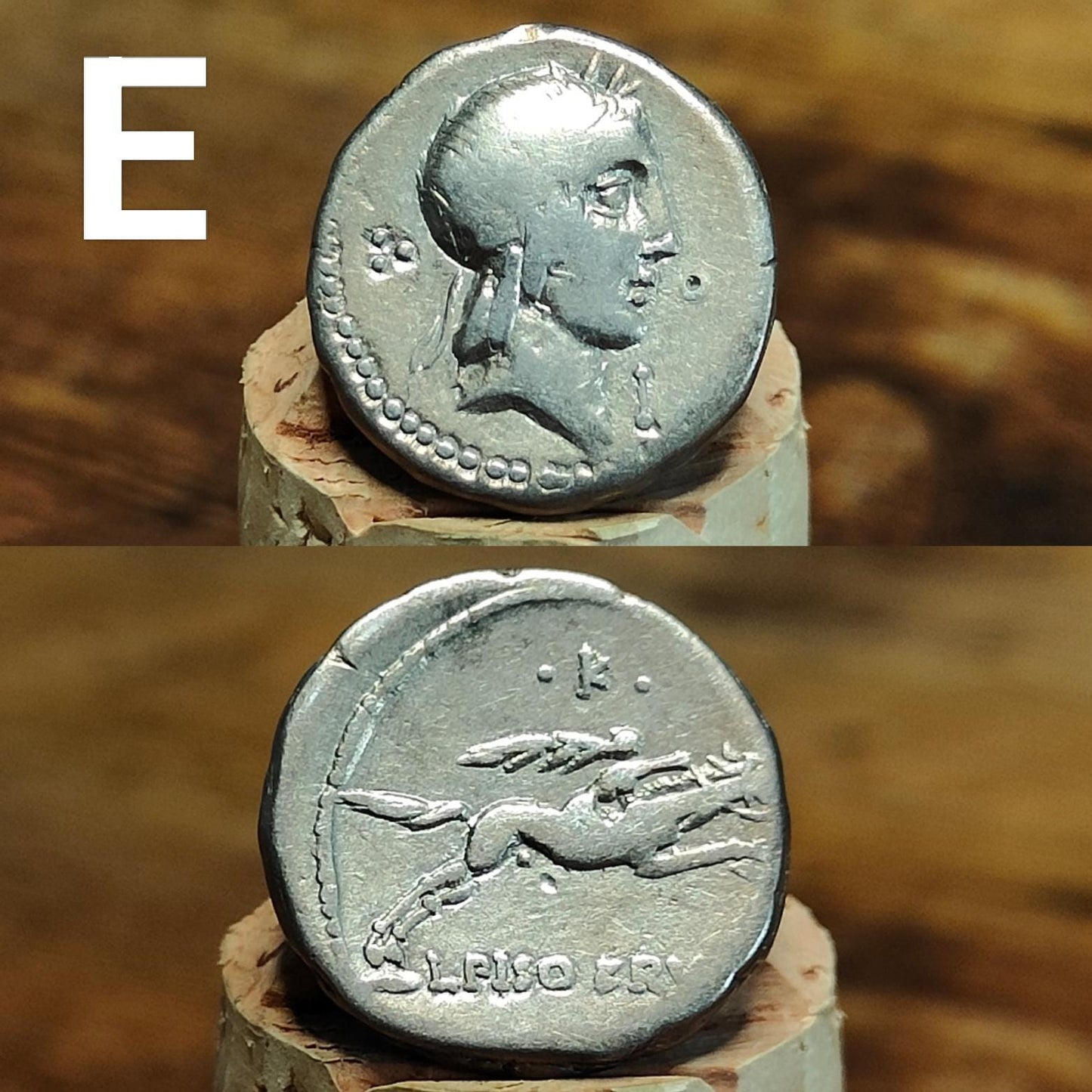 Roman Republic Silver Denarii featuring Roma and Gods/ Goddesses, 2100 years old! - VPUKcoins