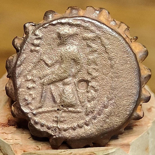 Seleukid Kingdom, Antiochos IV and Apollo, Ancient Greek coin, 175 - 165 BC - VPUKcoins
