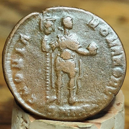 Theodosius I Roman coin with Emperor reverse, 379-395AD, AE2 - VPUKcoins