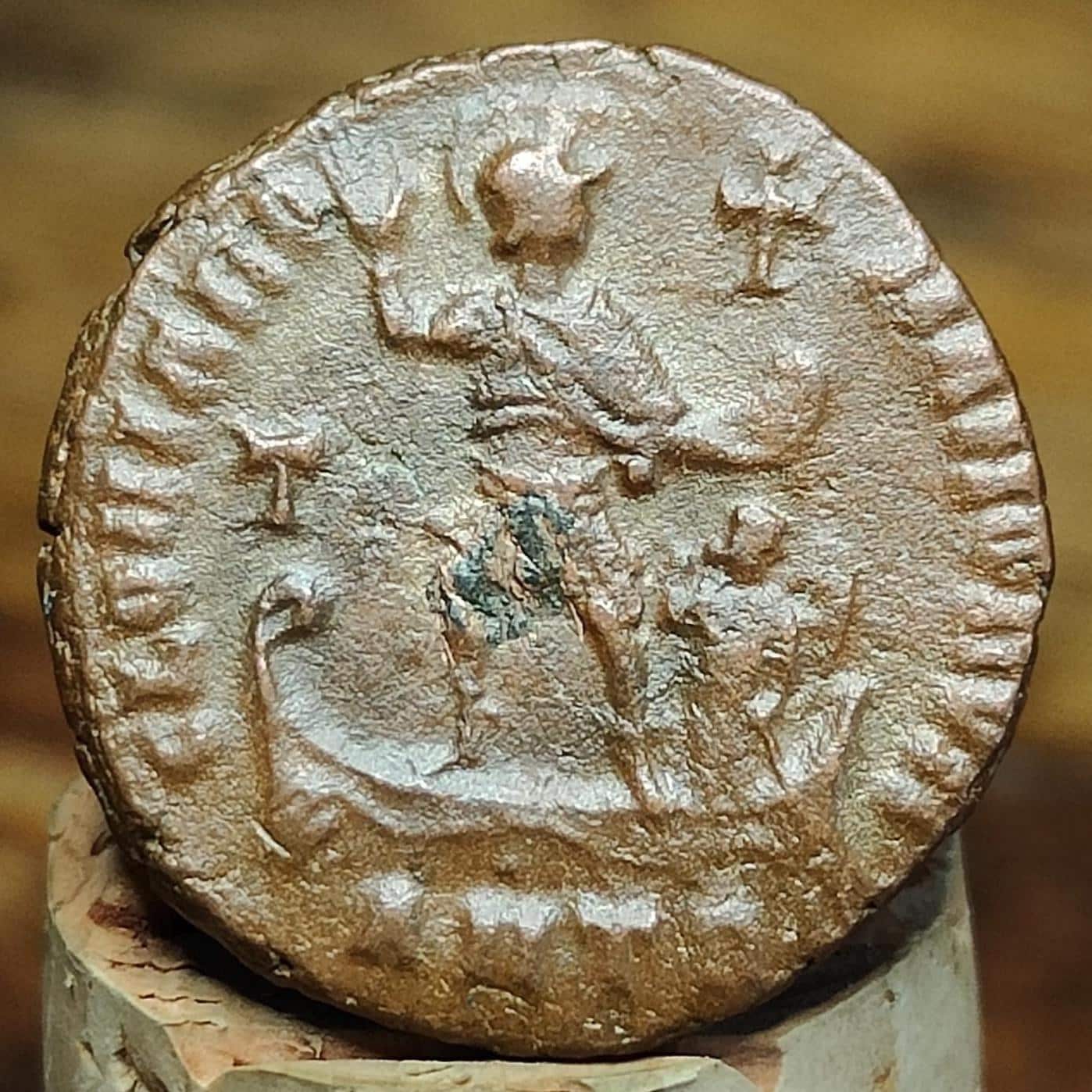 Theodosius Roman Maiorina coin with galley reverse, 375 - 395AD, AE2 - VPUKcoins