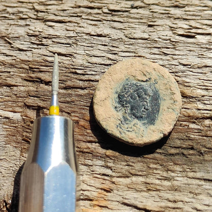 Top grade uncleaned Roman coins, ancient Nummus for restoration - VPUKcoins
